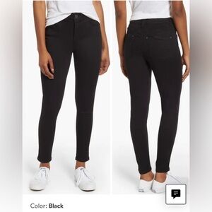 NWOT Wit & Wisdom Ab-Solution black jeans size 0 - button missing
